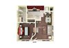 Beaufort Classic 1 bedroom 1 bathroom Floor Plan Beaufort Classic 1 bedroom 1 bathroom Floor Plan at Fortress Grove, Murfreesboro, Tennessee